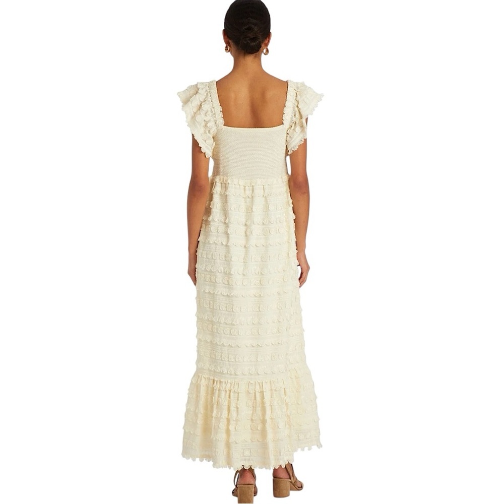 MARIE OLIVER Kora Smocked Pique Maxi Dress - Picture 4 of 15